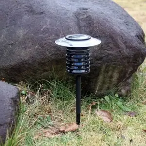 Solar powered mosquito repellent color lighting holiday courtyard lights