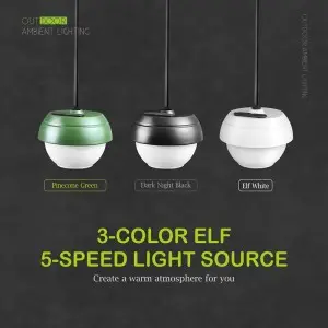 China New Portable Rechargeable Multifunctional Pine Cone Atmosphere Lamp
