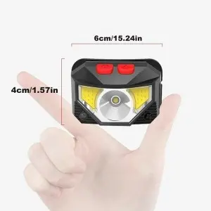 High brightness sensor USB rechargeable LED induction headlights