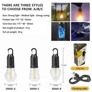 retro LED holiday decoration emergency incandescent bulb light