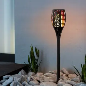 LED Decoration Light Classic Solar Flame Lamp  Garden Festival lights