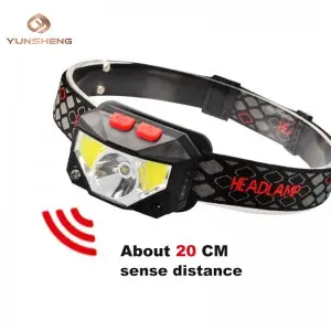 High brightness sensor USB rechargeable LED induction headlights