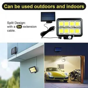 Solar gate light Security Lamps COB LED Induction Sensor solar light