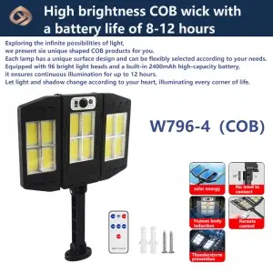 High quality solar motion sensor dimmable LED street lights
