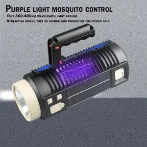 Multifunctional solar mosquito proof USB searchlight camping light
