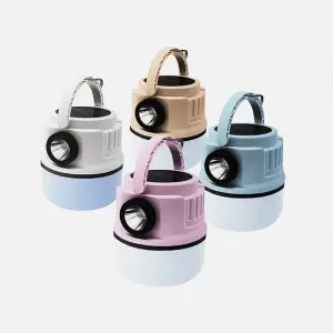 Solar LED lantern USB charging with 5 lighting modes Mobile camping light