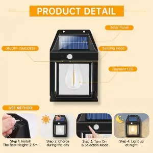 Courtyard garden induction lighting solar lamp