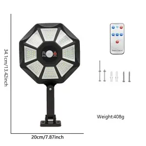ZB-168 Outdoor waterproof human body induction remote control solar street light