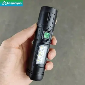 Multifunctional Mini Strong Light Rechargeable Flashlight – Seven Light Modes