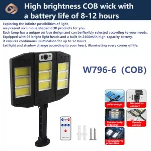 High quality solar motion sensor dimmable LED street lights