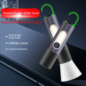 Multi functional, scalable, variable focus, rechargeable and suspended LED flashlight