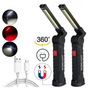 portable foldable 360 degree rotation magnetic work light