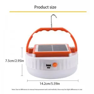 High power replaceable battery household emergency solar lamp