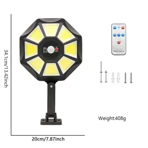 ZB-168 Outdoor waterproof human body induction remote control solar street light