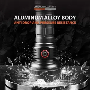 WS502 High Brightness Aluminum Rechargeable Waterproof LED Flashlight
