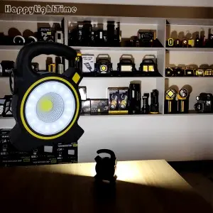 solar COB waterproof outdoor flashlight tent LED light