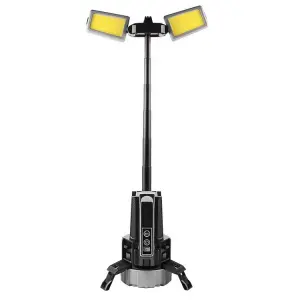 Camping Lantern with 2000LM Front Light & 1000LM Side Light – Dual Switches, 15H Runtime & IP65 Rating