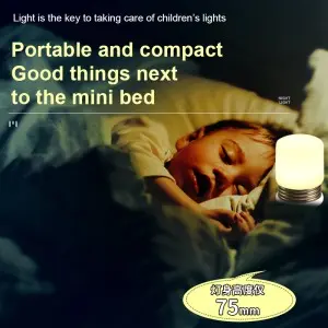 Warm Light Eye Care Sleep Customized USB Charging Cute LED Night Light