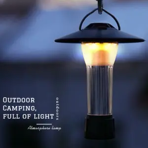 Mini Flashlight Waterproof Magnet Lantern with Tripod Camping Light
